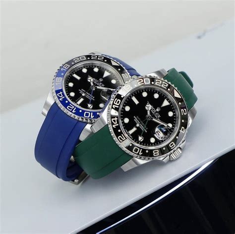 rolex with rubber strap for sale|Rolex rubber strap replacement.